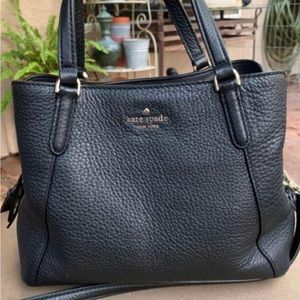 SOLD. Kate Spade black pebble leather purse